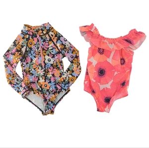 Baby Girl Swimsuit Bundle Cotton On and Baby Gap Size 3T